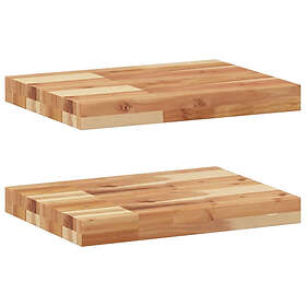 vidaXL Svävande hyllor 40x30x4cm (2-pack)