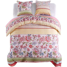 vidaXL Floral Rayé Housse de Couette 200x220cm