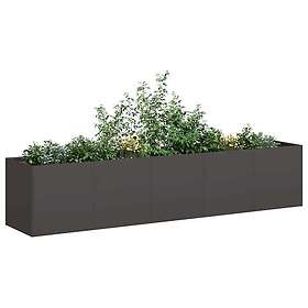 vidaXL Kruka 200x40x40 cm Svart