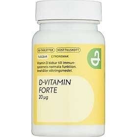 Apoteket D-vitamin Forte 20µg 100 st