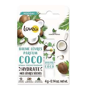Lovea Kokos Lugnande, Återfuktande och Mjukgörande Läppbalsam