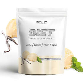 Solid Nutrition Diet Vanilje Shake Pulver 1000g