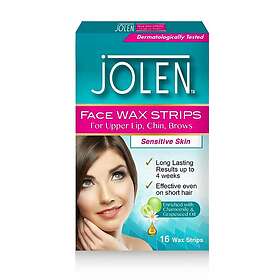 Jolen Facial Sensitive Skin Voks Strips 16stk