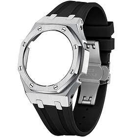 Mulhouse CasiOak Custom Mod Kit Silikon Armband 18 mm för Unisex 46 mm