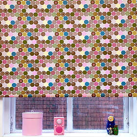 Mairo Ljusdämpande Rullgardin Rosa 130x175cm