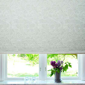 Mairo Rullgardin Blomma Mörkläggande Vit 160x175cm