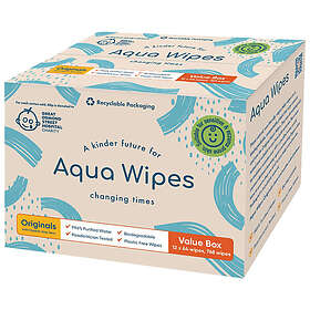 Aqua Originals Baby Wipes 99.6% Purified Water 64pcs