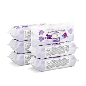 Amazon Sensitive Baby Wipes 6x60pcs