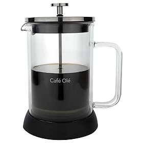 Café Olé Doppio CDW-08 Double Wall Glass French Press 6-Cup 800ml