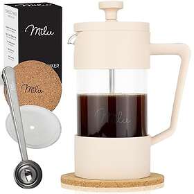 Milu FP-GLAS-BEIGE Presskanna 600ml 3-Cup
