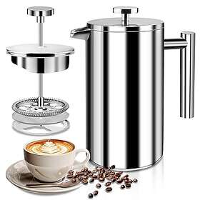 LUOJINYI Kaffebryggare i rostfritt stål 800ml