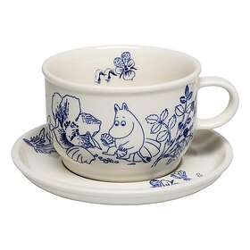 Moomin Arabia Mugg Haru Kaffekopp med skål