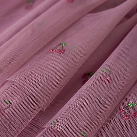 Minymo Mauve Trykt Mini Nederdel