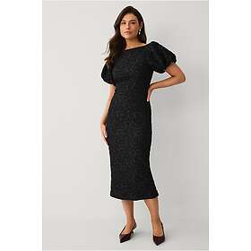 Gina Tricot Puffärm Midiklänning