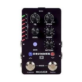 Mooer Drummer X2 Stereo Drum Machine Pedal