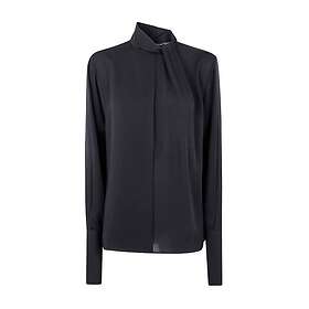 Tom Ford Washed Silk Georgette Long Sleeve Blus (Dam)