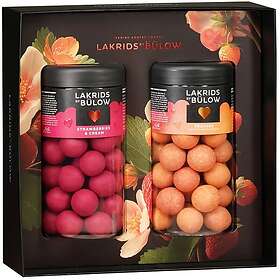 Lakrids by Bülow Black Box Jordgubbar & Grädde & Persikor 540g