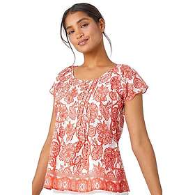 Roman Floral Print Cotton Top (Men's)