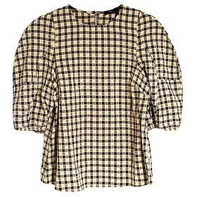 M&Co Check Puff Sleeve Top (Men's)