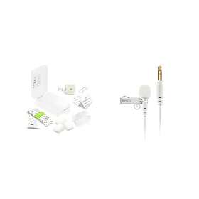 Røde Lavalier Go Hvit + Mic Hiding Kit