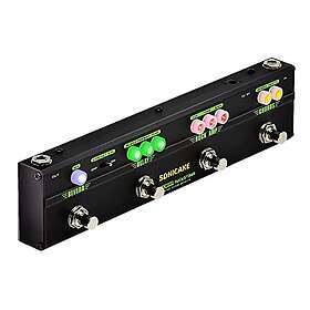 Sonicake QCE-10(Rockstage) Gitarr effektpedal Multi Effects Klassisk rockton Förvrängning Chorus Delay Reverb Cab Sim Guitar Pedal RockStag