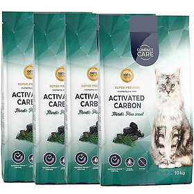 Compact Care Aktivert Kull Nordisk Furu 4x10kg