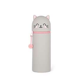 Legami Trousse à crayons Kitty Kawaii Gris