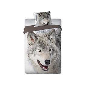 MCU-Sport Wild Wolf Bomull Sängkläder Set 140x200cm