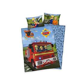 MCU-Sport Fireman Sam Junior Puuvilla Pussilakanasetti 100x135cm