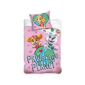 Paw Pawsome Planet Bomull Sängkläder Set 140x200cm