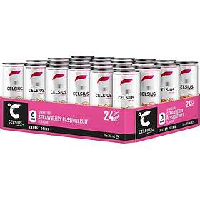 Celsius Jordgubb Passionsfrukt 355ml 24-pack