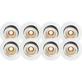 Namron Alfa LED Reflektor Tune Downlight 10W (8-pack)