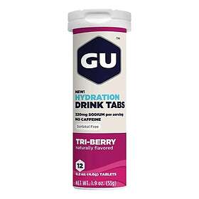 GU Hydration Tablets Box Tri Berry 8 Units