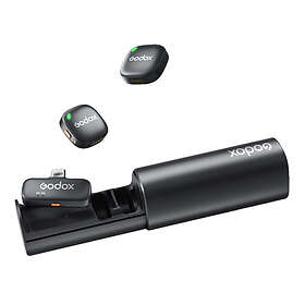 Godox C01 Kit 2 Système de microphone sans fil 2.4 GHz Noir