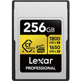 Lexar PRO Type A Gold CFexpress 4.0 VPG400 256Go