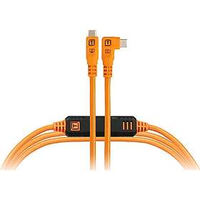 Tether Tools CUC03RTG2B-ORG USB-C 10G, Angled 1 m