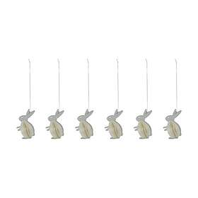 House Doctor Rabb påskhänge 6stk