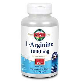 KAL Arginine 1000mg 120 stk