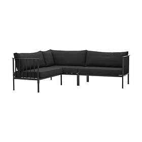Brafab Upper Hjørnesofa Sort-teddy