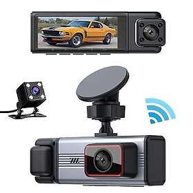 MTP Products 3.0 1080P 4-linjers bilkamera med optagelse foran, bag og på siden