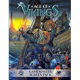 Chaosium Age of Vikings RPG Gamemaster Screen Pack + Cursed Farm