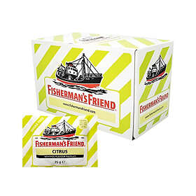 Fisherman's Friend Sockerfri med Citrus Smak 25g 72-pack
