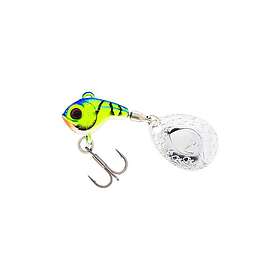 Westin DropBite Tungsten Spin Tail Jig Chartreuse Blue Craw 2.2cm 18g