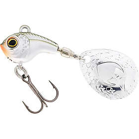 Westin DropBite Tungsten Spin Tail Jig Klar Oliv 1.8cm 9g