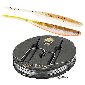 Westin ShadTeez Pin-Tail Mjukt Bete Clear Water Mix 150cm 14g 2-pack