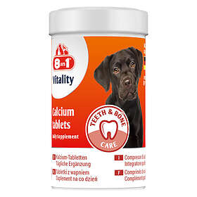 8in1 Vitality Kalcium Hund 155 Tabletter