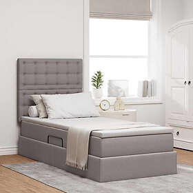 vidaXL Taupe Bed 3371889 100x200cm