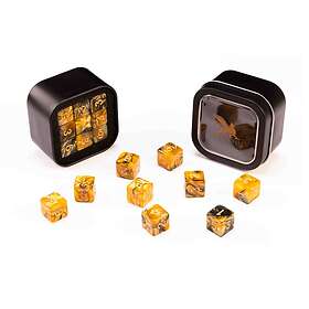 Greifenfels Marble Gold & Black Tärningsset 18st