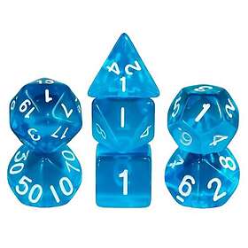 Vaettir Azure Gems Tärningsset 7st