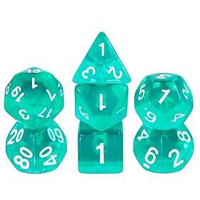 Vaettir Turquoise Gems Tärningsset 7st